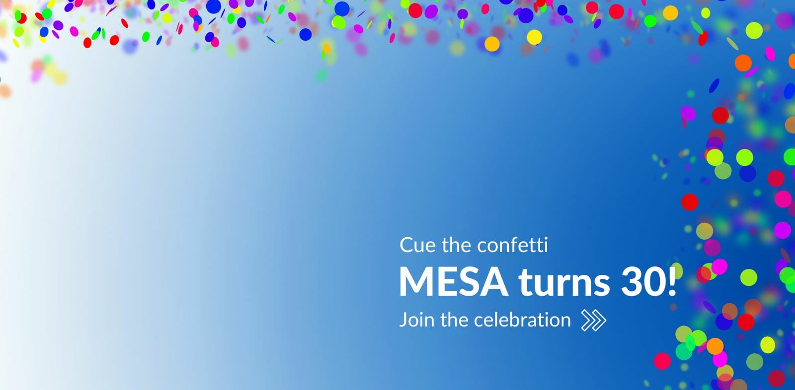 MESA 1分钟极速赛车平台 Homepage 30th Celebration